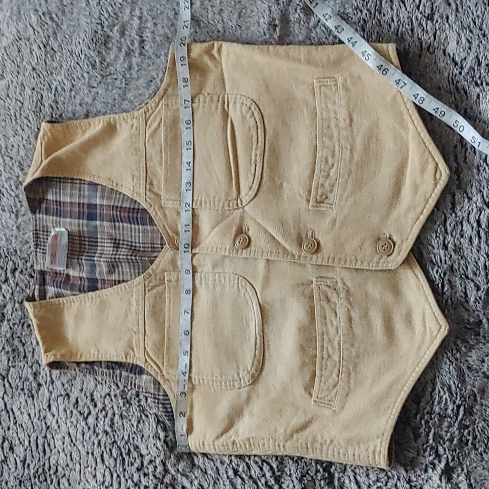 Vintage Corduroy Western Button-up Vest medium - Picture 5 of 6